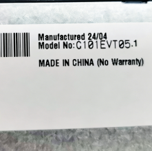 G101EVT05.1 AUO 10.1inch 1280*800  LCD DISPLAY