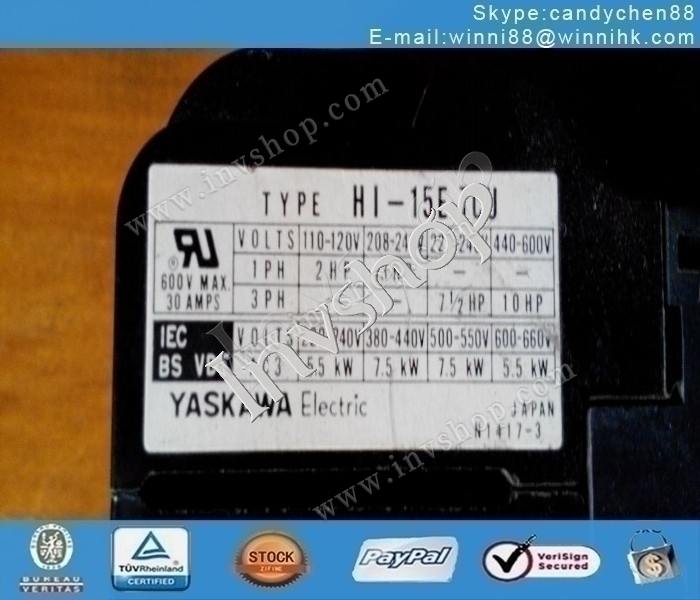 new HI-15E2TCU Yaskawa frequency conversion contactor