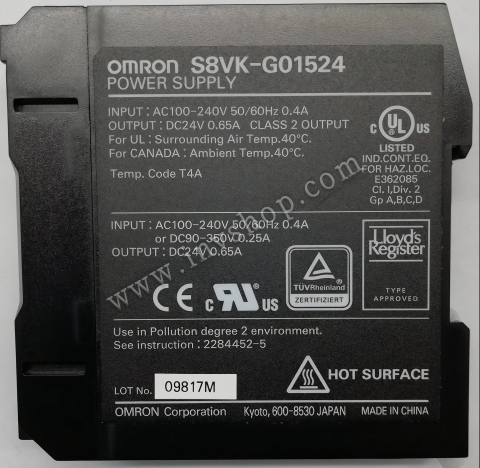 PLC supply S8VK-G01524 Omron switching power