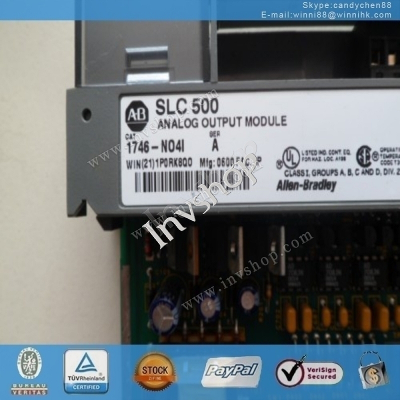 1746-NO4I/A for AB PLC 60 days warranty