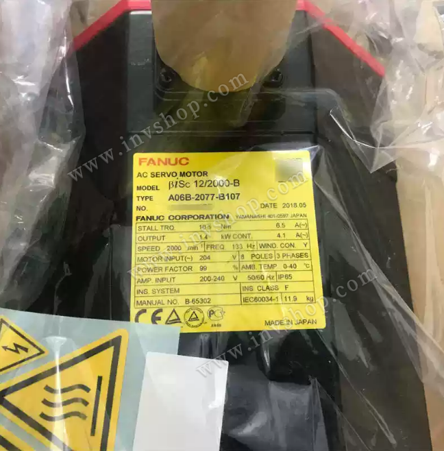 A06B-2077-B107 Fanuc AC Servo motor