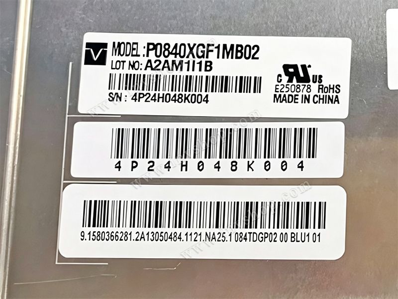 P0840XGF1MB02 TIANMA 8,4" 1024*768 LCD-Bildschirm
