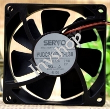 PUDC24U3CR-L38 24V 0.12A 2.8W 8025 8CM Fan