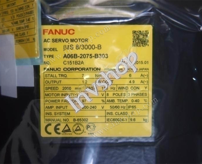 A06B-2075-B303 Fanuc Servo motor