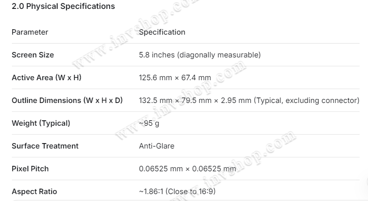 LQ058T3GG01S SHARP 5.8inch lcd display New and Original