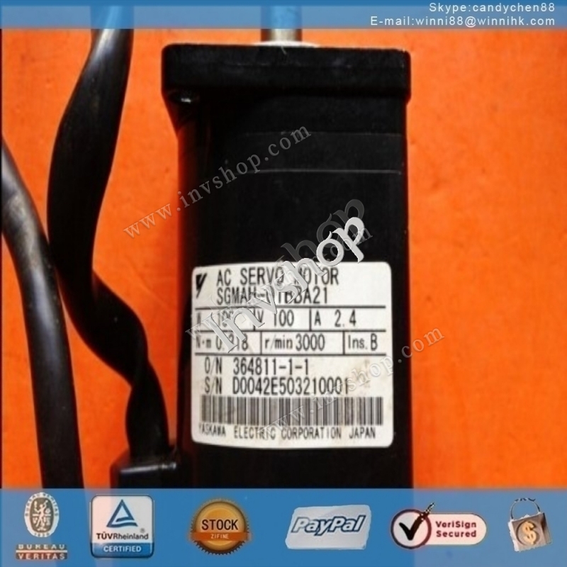 for Yaskawa Used SGMAH-01BBA21 servo motor 60 days warranty