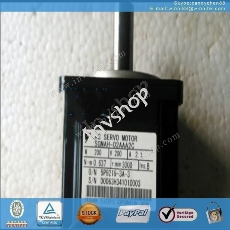Yaskawa Used SGMAH-02AAA2C servo motor 60 days warranty