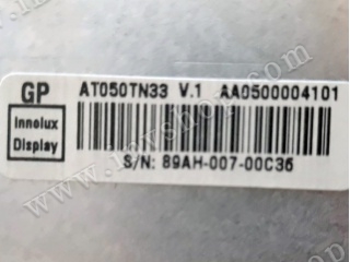 AT050TN33 V.1 5,0 Zoll Innolux LCD-Panel Auflösung 480 (RGB) × 272