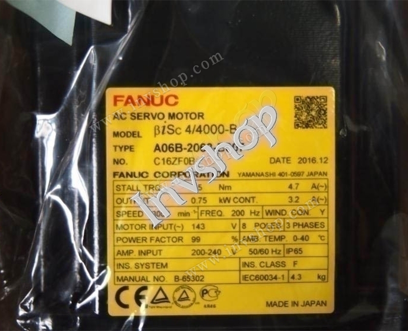 A06B-2063-B007 Fanuc-AC Servomotor
