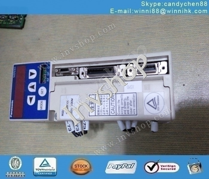 AC MSD013A1XX PANASONIC SERVO DRIVER