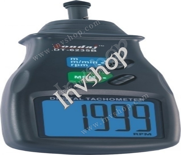 new DT6235B Digital Contact Tachometer RPM Meter Surface Speed