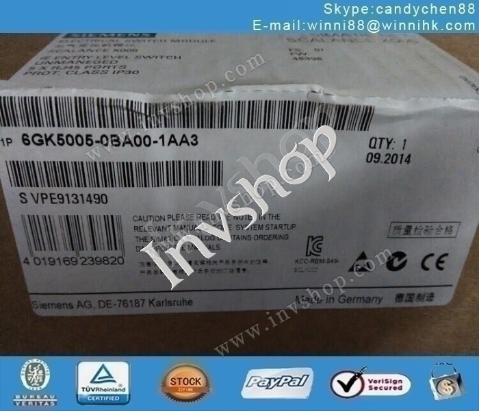 neue Siemens 6gk5005-0ba00-1aa3 Schalter