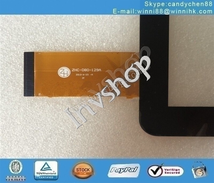 neue zhc-d80-129a touchscreen glas digitizer