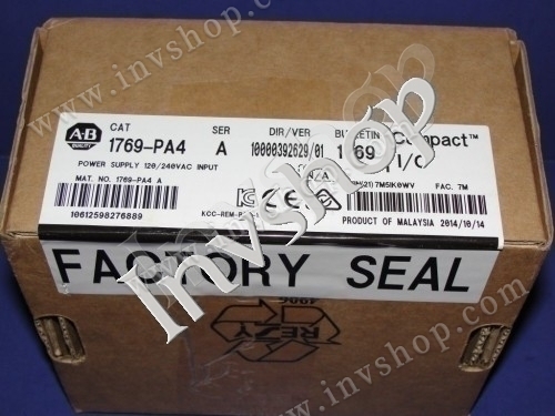 new Allen Bradley 1769-PA4 Control module