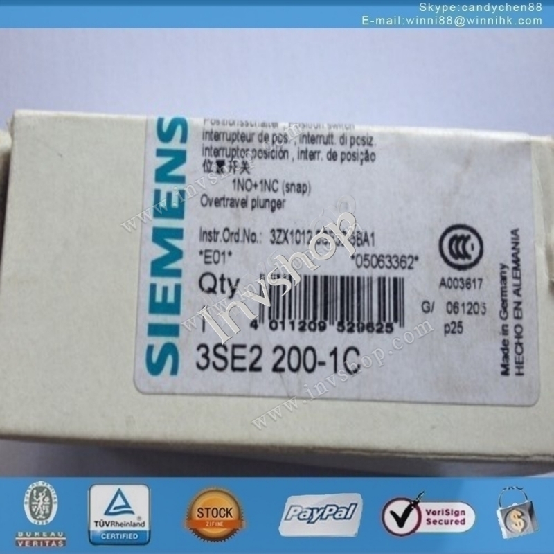 New 3SE2 200-1C Switch for SIEMENS 60 days warranty