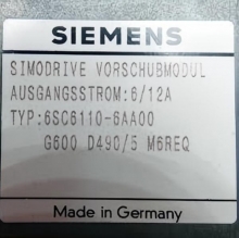80% NEW Siemens 6SC6110-6AA00 F09U FEED MODULE