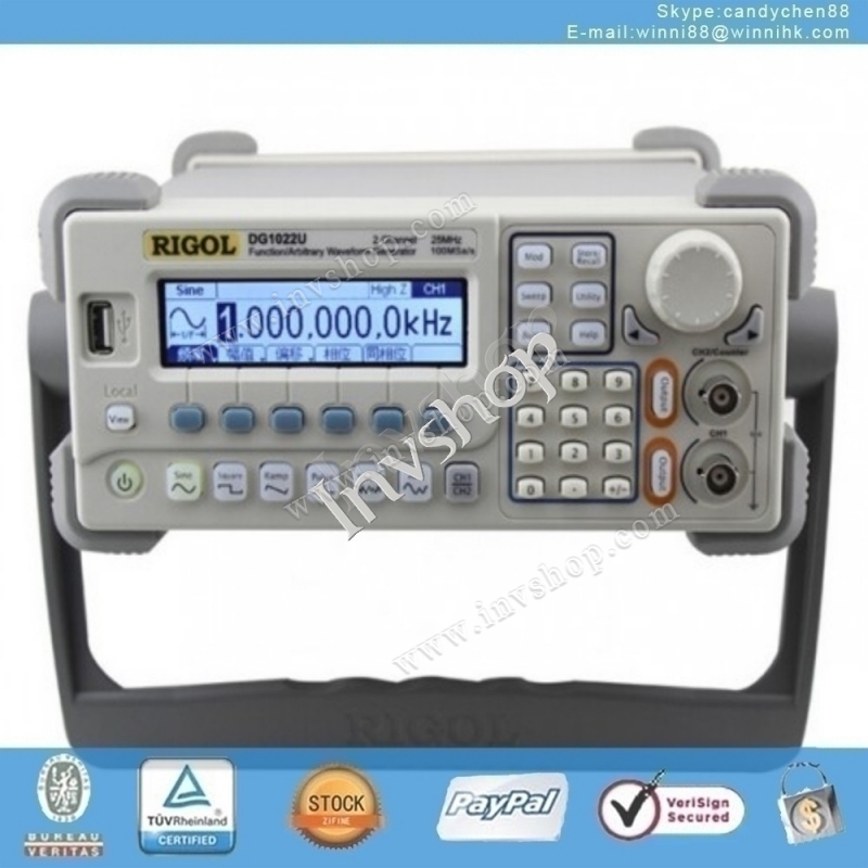 NEW DG1022U 25Mhz Harmonic sine 2ch Arbitrary function generator