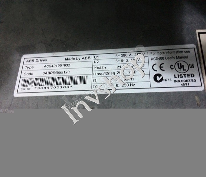 ABB ACS401001632 inverter
