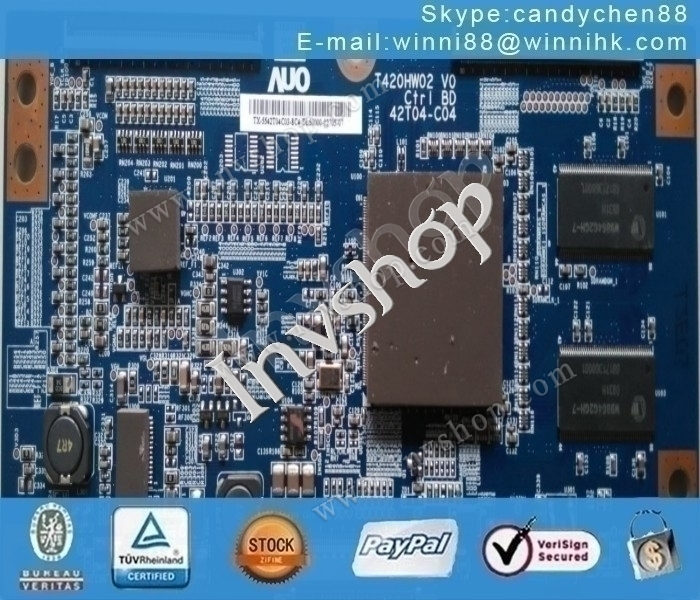 T-Con Board new T420HW02 V0 42T04-C04 AUO Logic Board 100% Original