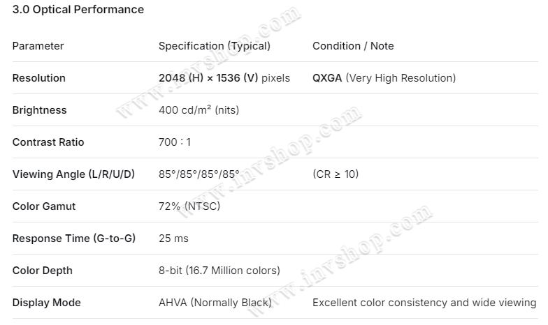 TL079QDXP01 New and Original TIANMA 7.9inch lcd display