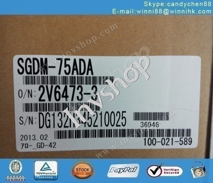 new yaskawa sgdm-75ada Servo drive