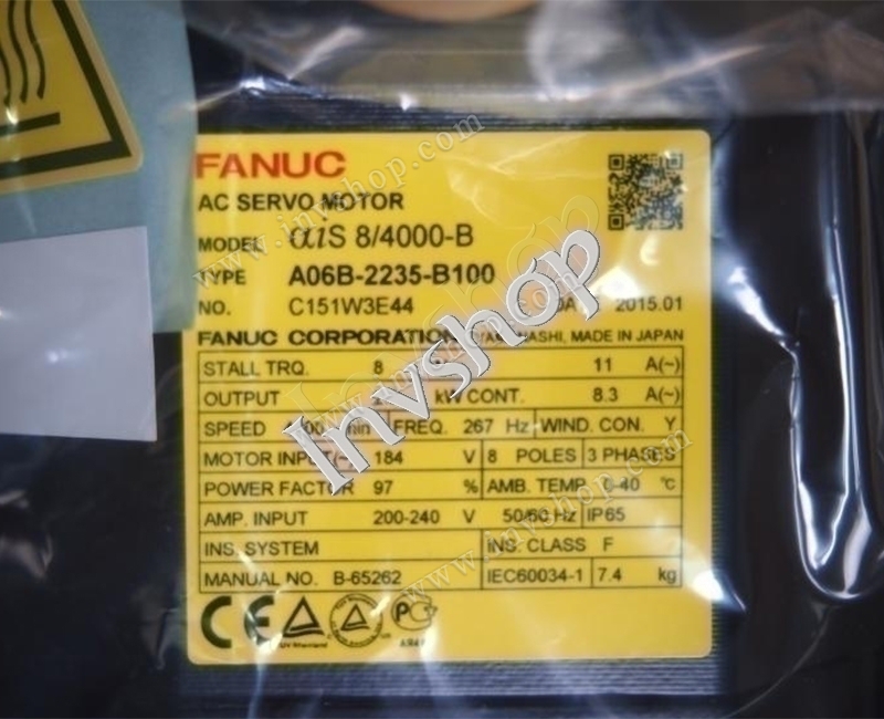 A06B-2235-B100 Fanuc Servo motor