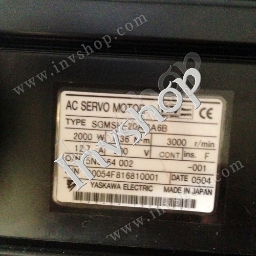 SGMSH-20ACA6B Yaskawa SERVO MOTOR Ninety percent New