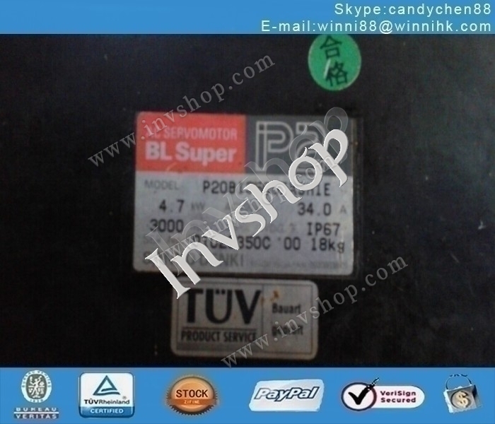 sanyo P20B13500FXSH1E servo motor