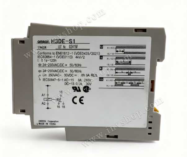 new OMRON H3DE-S1 Set the time relay