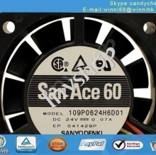 new 109P0624H6D01Â FANÂ 24VDCÂ 0.7AÂ SIZEÂ 60X60X20mmÂ SANYOÂ DENKI