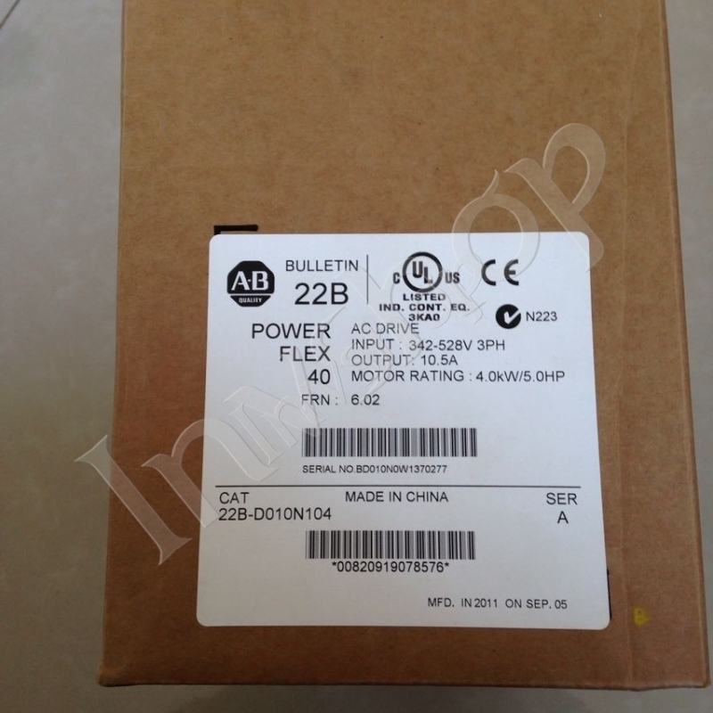 AB Allen 22B-D010N104 NEW Bradley 40 AC Drive 00JJK1 PowerFlex 60 days warranty