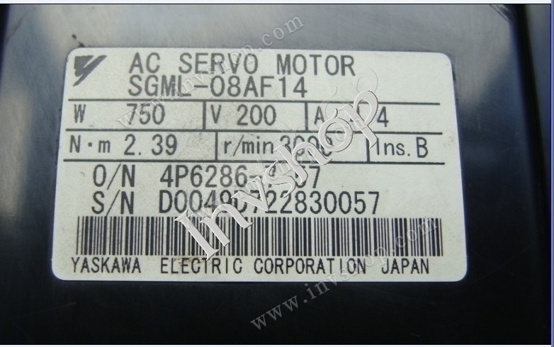 Yaskawa SGML-08AF14 servo motor