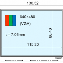 COM57T5M19ZSC 5.7inch 640*480 LCD PANEL DISPLAY