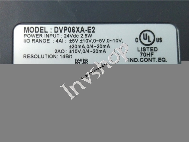 new DVP06XA-E2 PLC Extension module