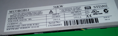Yaskawa SGMGH-09DCA6F-OY servo motor