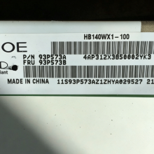 HB140WX1-100 14.0 inch 1366*768 BOE LCD PANEL