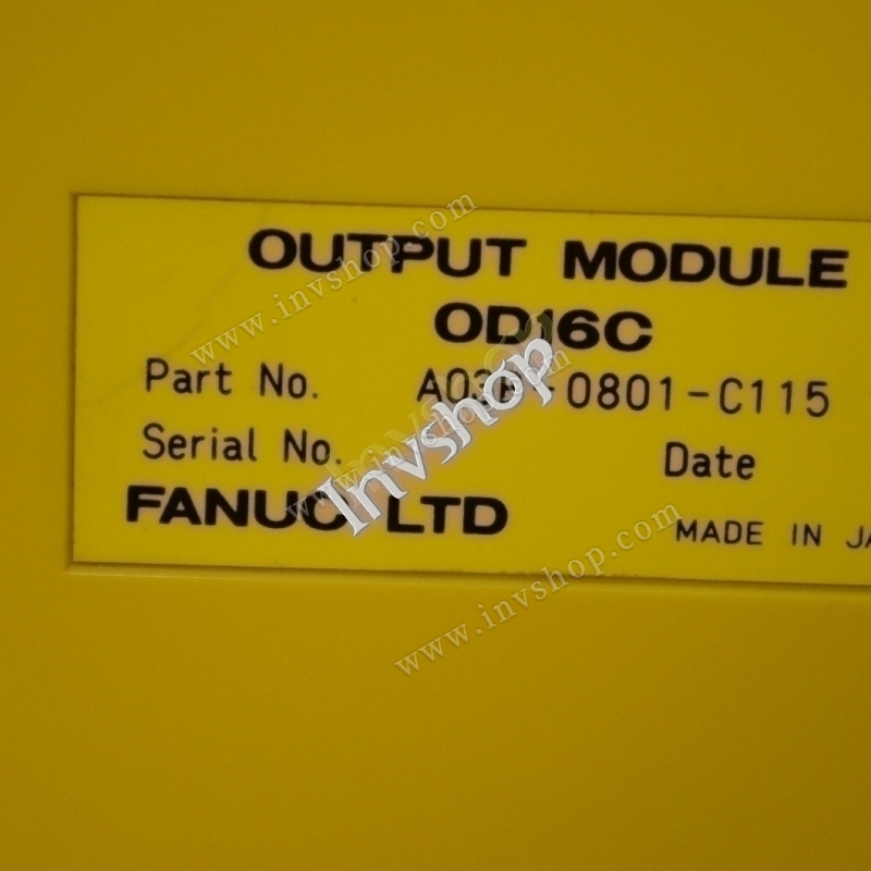 Fanuc A03B-0801-C115 OUTPUTÂ MODULEÂ OD16C