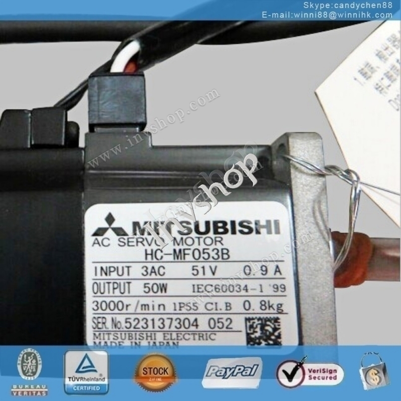 servo motor HC-MF053/B for Mitsubishi Used 60 days warranty