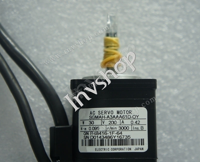 New SGMAH-A3AAA61D-OY Yaskawa Servo motor