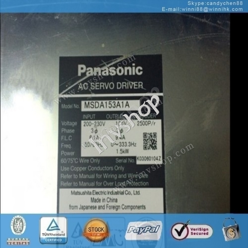 used MSDA153A1A PANASONIC Servo driver