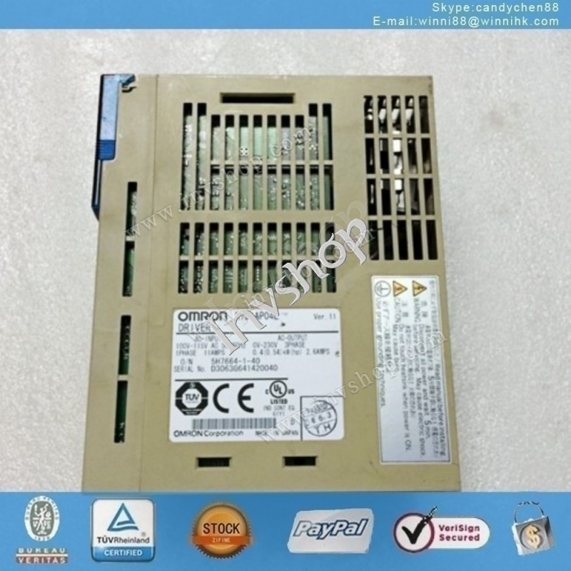 for Omron Used R7D-AP04L servo drive 60 days warranty