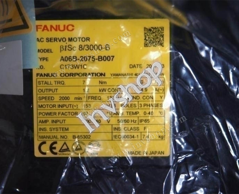 A06B-2075-B007 Fanuc Servo motor