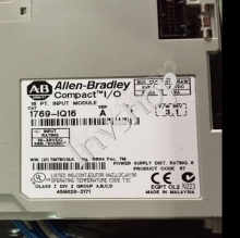 new Allen-Bradley 1769IQ16 controller module of PLC