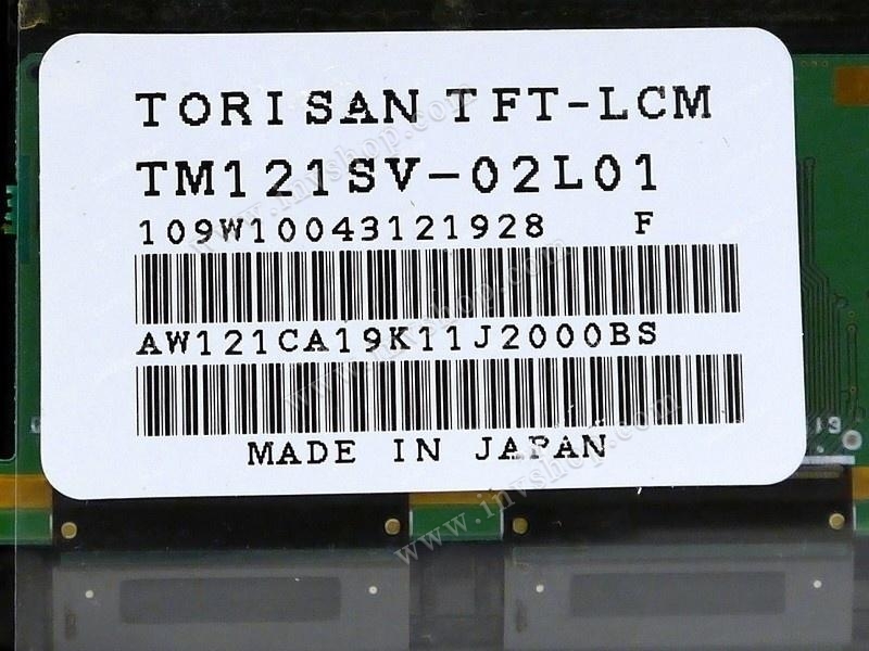 a-Si TFT-LCD Panel 12.1" 800*600 for TORISAN TM121SV-02L04