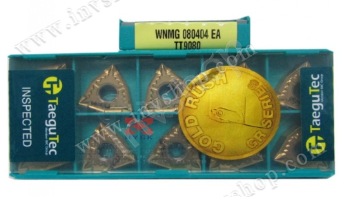 10PCS/Box In Box TaeguTec WNMG080404-EA NEW TT9080 Carbide Inserts
