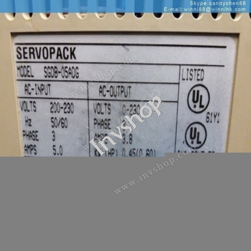 SGDB-05ADG for Yaskawa servo driver