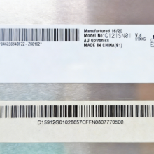 G121SN01 V402 AUO 12.1inch 800*600  LCD DISPLAY