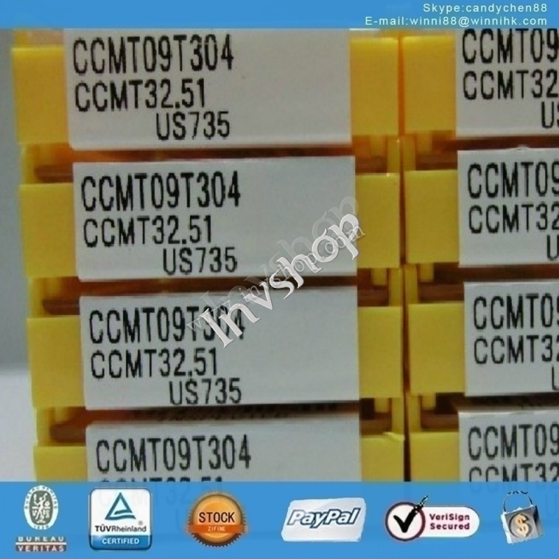 CCMT32.51 Carbide IN NEW CCMT09T304 US735 Insert 10PCS/box BOX for Mitsubishi