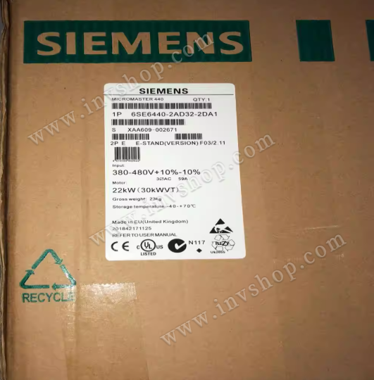 Siemens 6SE6440-2UD32-2DA1 variable frequency drive