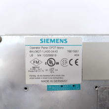 OPERATOR PANEL OP27 STN MONOCHROME LC DISPLAY6AV3 627-1JK00-0AX06AV3627-1JK00-0AX0